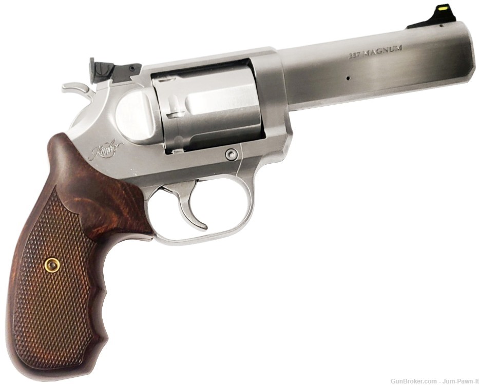 KIMBER K6S TARGET .357 Magnum 4" STAINLESS STEEL 6-SHOT REVOLVER + CASE USA-img-1