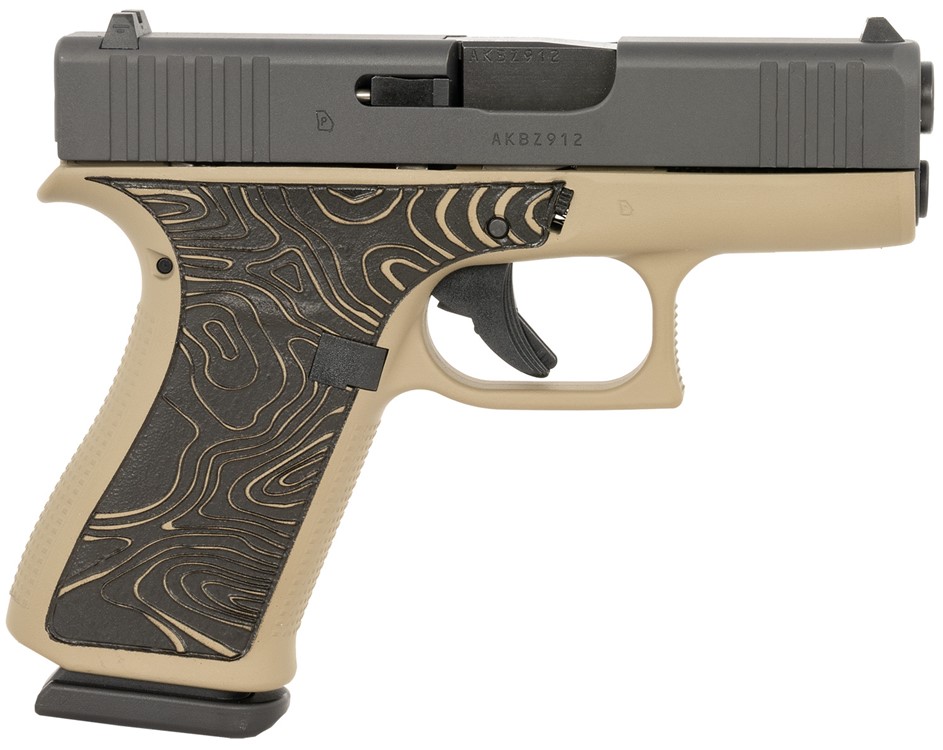 Glock G43X 9mm Luger Pistol 3.41 Coyote Tan Cerakote UX4350204EXPCT-img-0