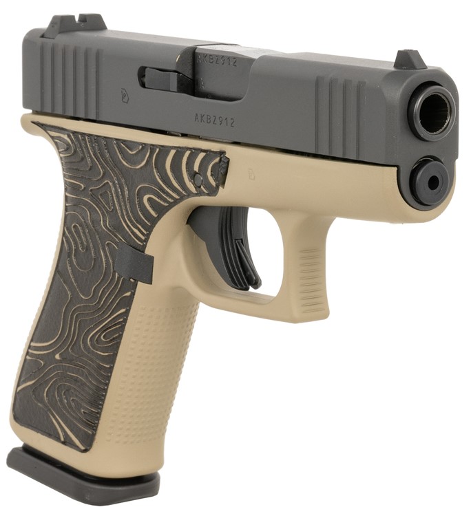 Glock G43X 9mm Luger Pistol 3.41 Coyote Tan Cerakote UX4350204EXPCT-img-2