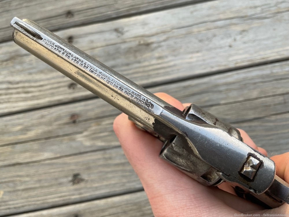 [B] Antique Iver Johnson 1st Model Safety Hammer Revolver 32 S&W 1894-1895-img-8