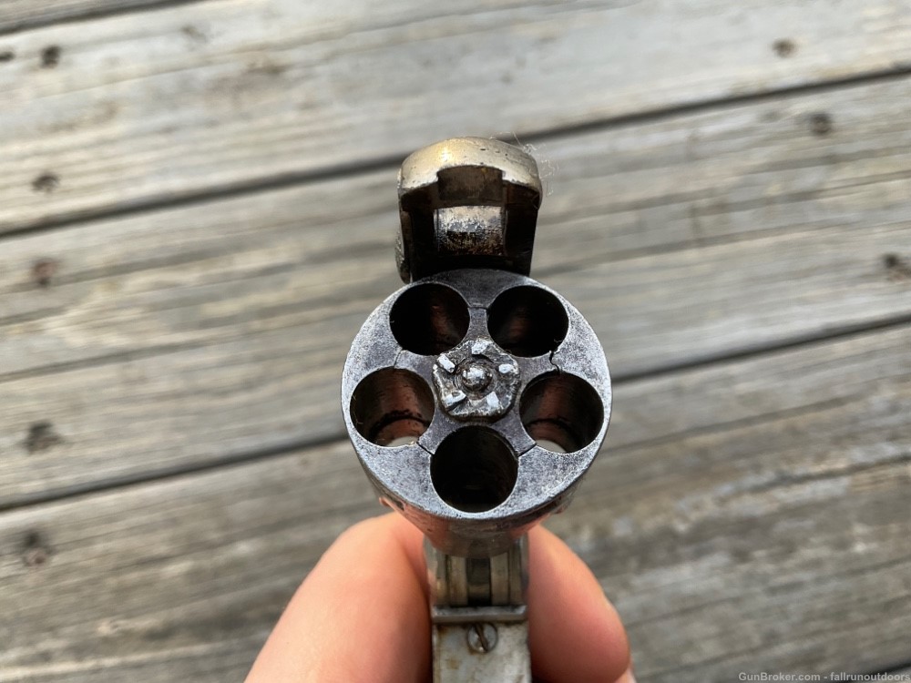 [B] Antique Iver Johnson 1st Model Safety Hammer Revolver 32 S&W 1894-1895-img-10