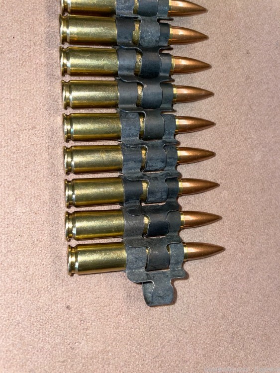 Belt of 30 rd Dummy Ammo for Browning 1919 in 7.62x51 (308).-img-1