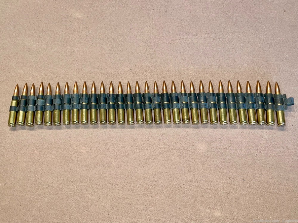 Belt of 30 rd Dummy Ammo for Browning 1919 in 7.62x51 (308).-img-0