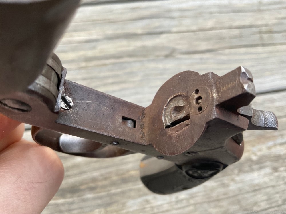 [C] Antique Iver Johnson 1st Model Safety Hammer Revolver 32 S&W 1894-1895-img-9