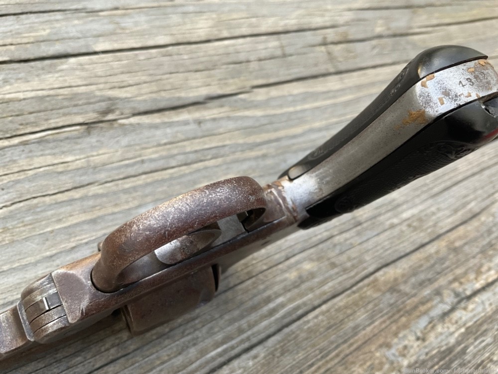 [C] Antique Iver Johnson 1st Model Safety Hammer Revolver 32 S&W 1894-1895-img-3