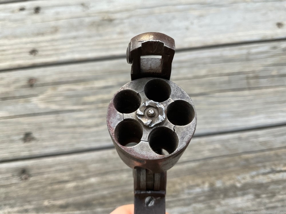 [C] Antique Iver Johnson 1st Model Safety Hammer Revolver 32 S&W 1894-1895-img-10
