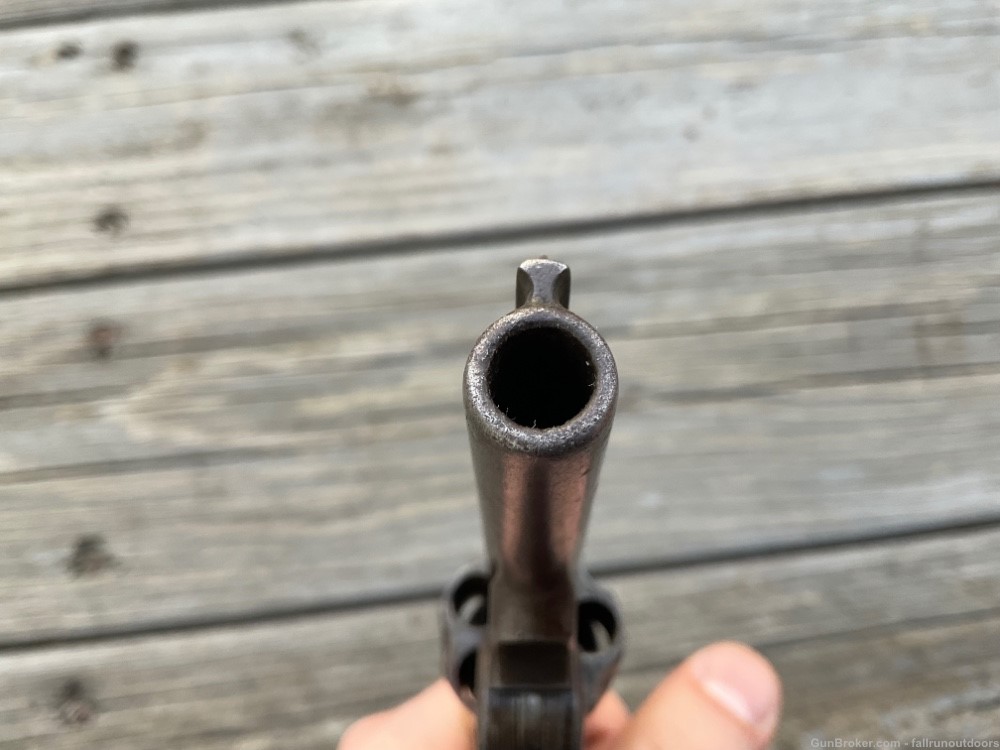 [C] Antique Iver Johnson 1st Model Safety Hammer Revolver 32 S&W 1894-1895-img-5
