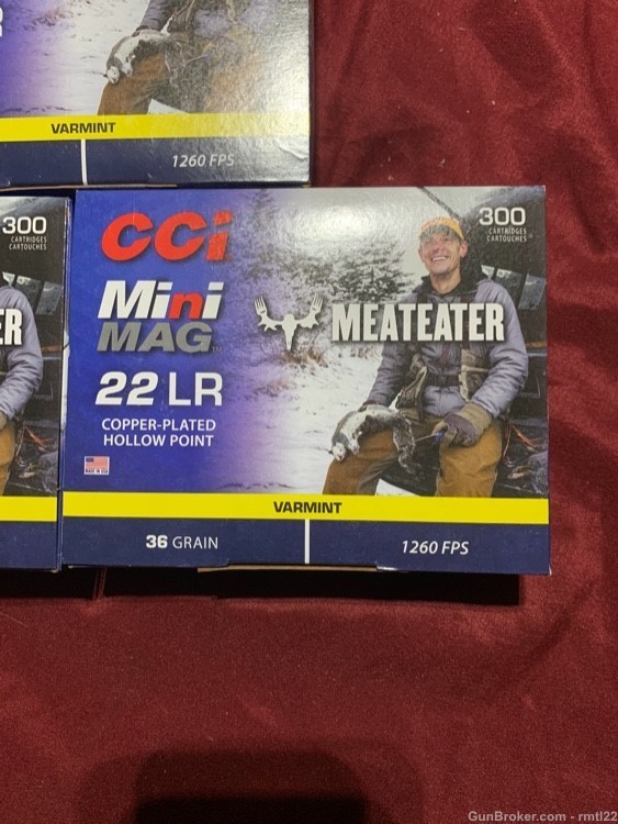 CCI 22 LR MEATEATER lot of 900 rounds-img-1