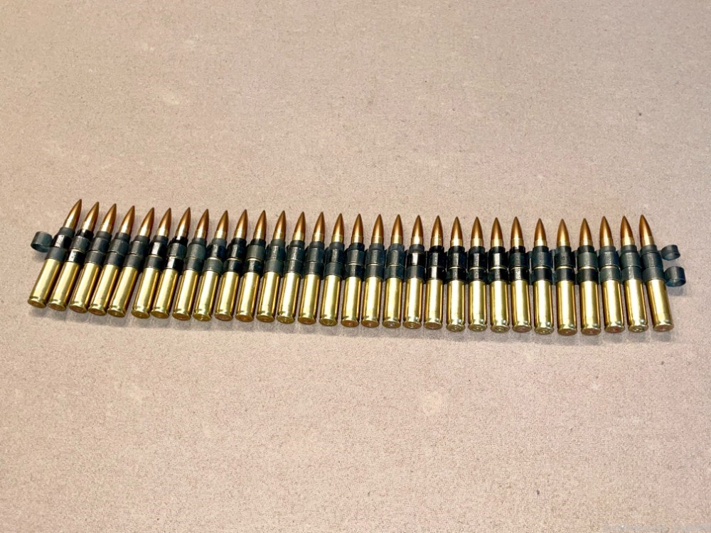 Belt of 30 Dummy rds for a 1919 Belt Fed Browning Machine Gun in 30-06-img-0