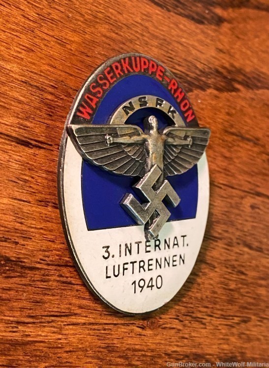 WW2 GERMAN LARGE 1940 AWARD NS-FLIEGERKORPS NSFK Mint Rare-img-1