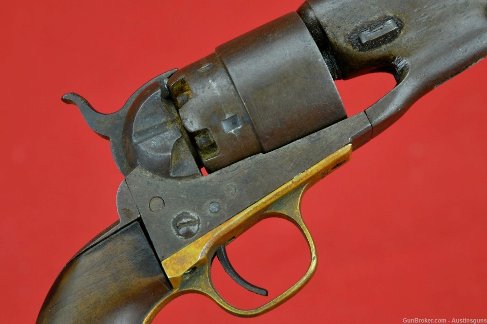 EARLY 4-SCREW U.S. Issued Colt Model 1860 Percussion Pistol-img-27