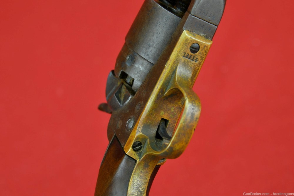 EARLY 4-SCREW U.S. Issued Colt Model 1860 Percussion Pistol-img-30