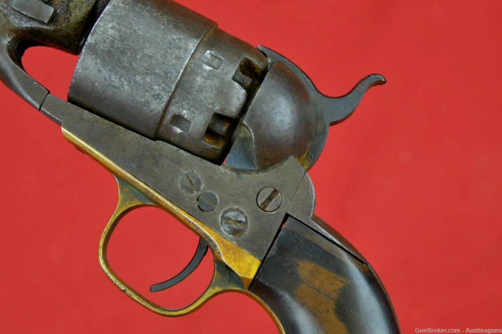 EARLY 4-SCREW U.S. Issued Colt Model 1860 Percussion Pistol-img-11