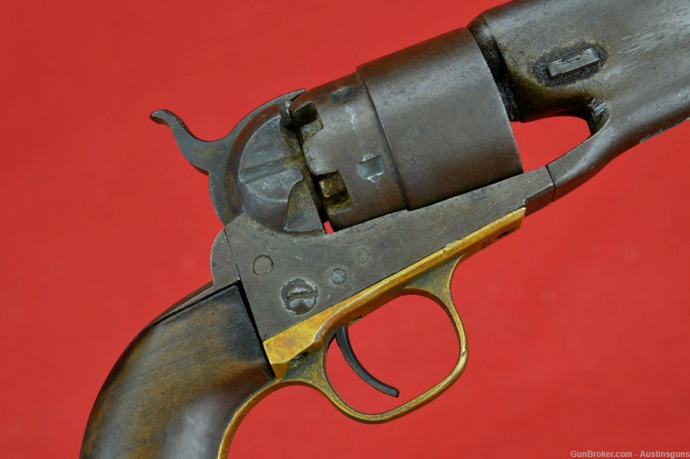 EARLY 4-SCREW U.S. Issued Colt Model 1860 Percussion Pistol-img-3