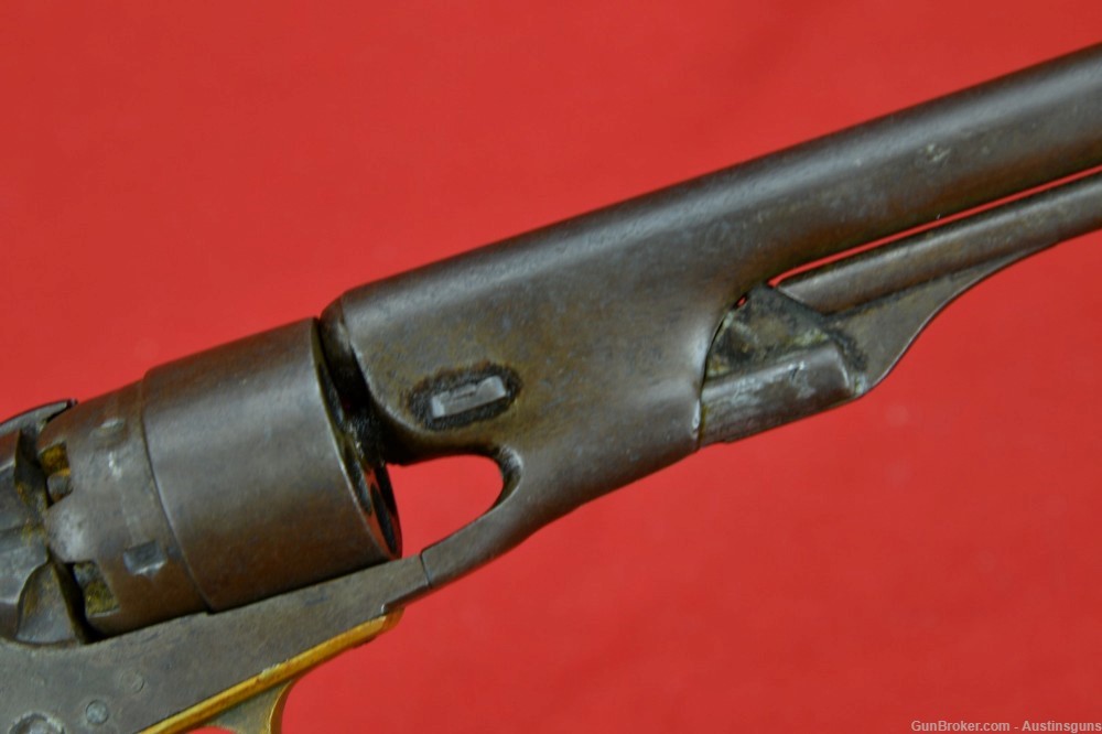 EARLY 4-SCREW U.S. Issued Colt Model 1860 Percussion Pistol-img-26