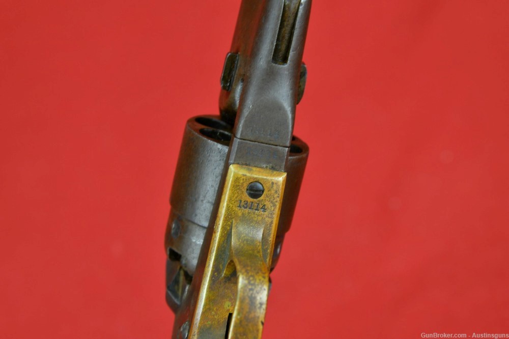 EARLY 4-SCREW U.S. Issued Colt Model 1860 Percussion Pistol-img-32