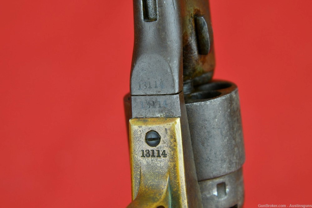 EARLY 4-SCREW U.S. Issued Colt Model 1860 Percussion Pistol-img-4