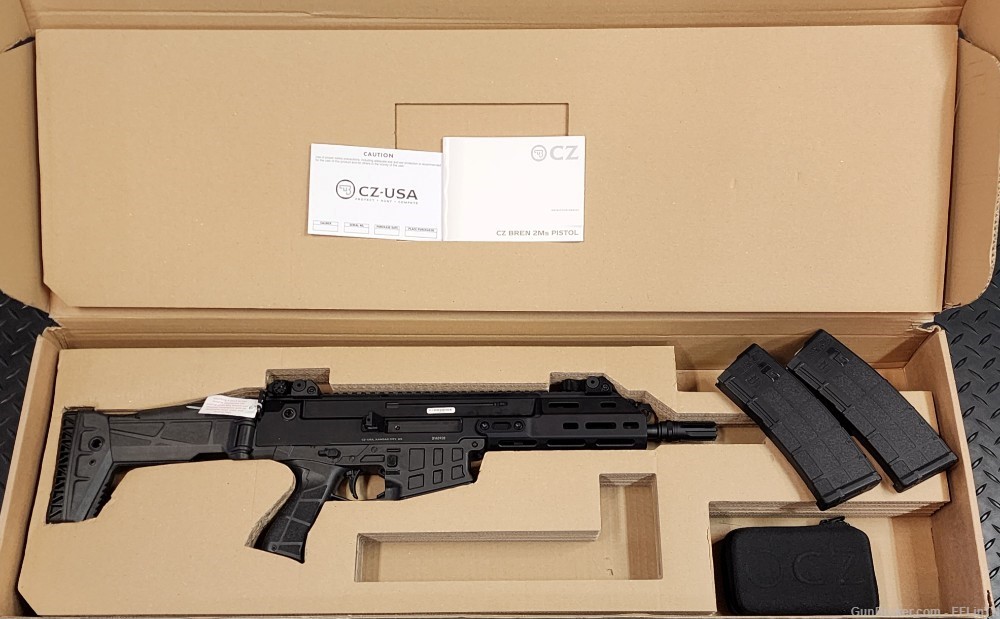 CZ BREN 2Ms 5.56 Cal 8" Barrel SBR with CZ .922r compliant RARE FIND NEW-img-2