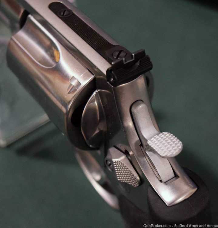 S&W 500 X-Frame 500 S&W Magnum 6 1/2" Hogue Stainless 163565 Clean! LNIB-img-5