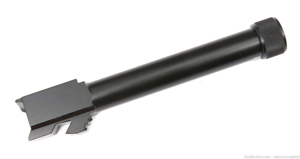 New .40 S&W Threaded 9/16x24 Black Stainless Barrel For Glock 22 G22-img-6
