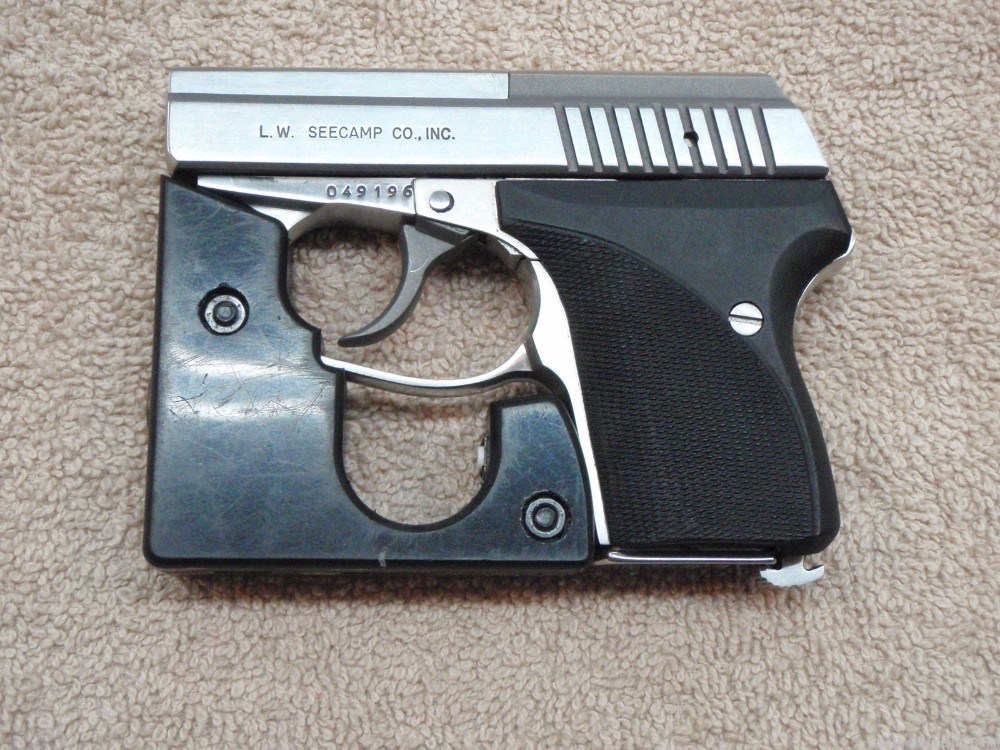 L.W. Seecamp Small Semi Auto 32 acp pistol w/ Seecamp RED Laser-img-1