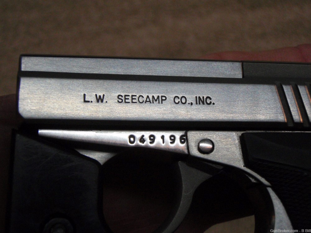 L.W. Seecamp Small Semi Auto 32 acp pistol w/ Seecamp RED Laser-img-4