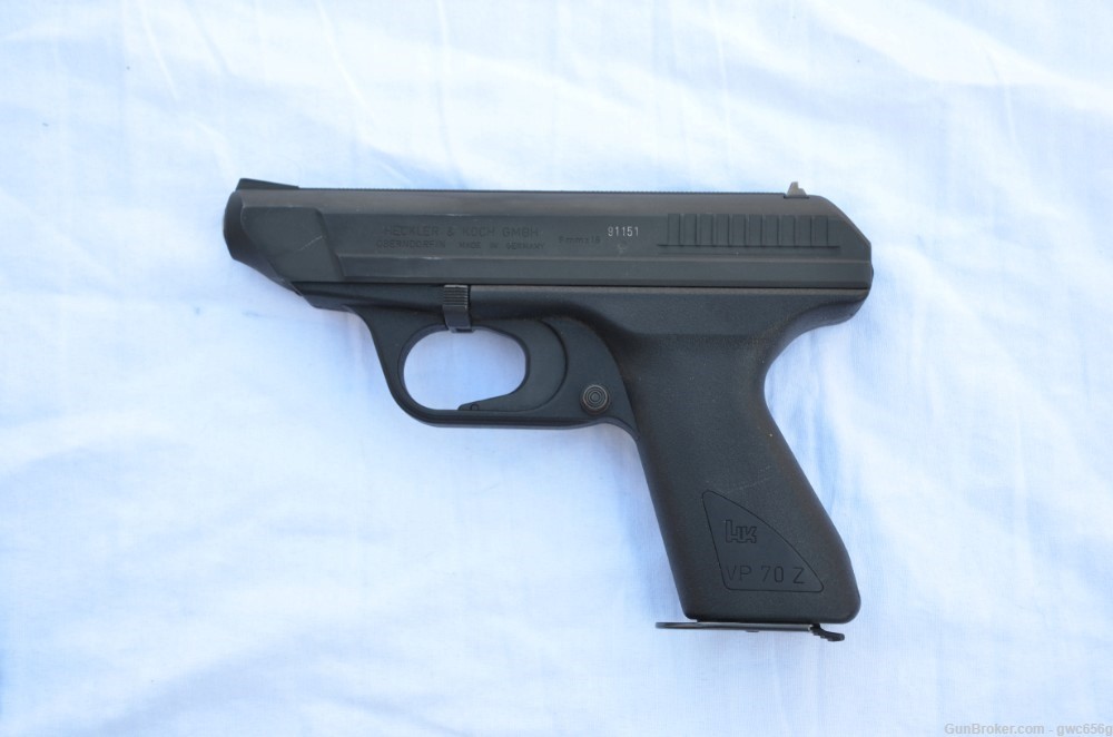 H&K VP70z 9mm pistol near mint with original factory papers and target-img-0