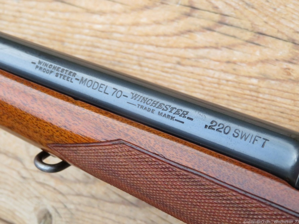 Winchester 70 pre 64 220 Swift PRE WAR 1937 4 digit SN C&R RARE -img-39
