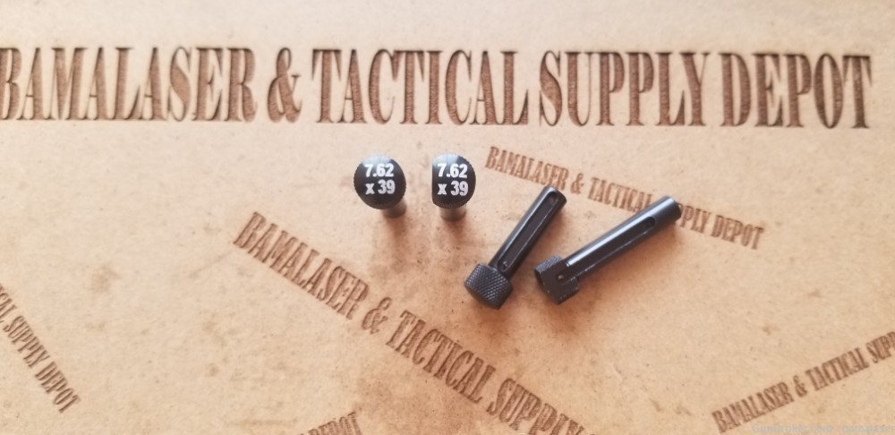7.62X39 EXT TAKEDOWN EZ PULL PINS & BUTTON SALE 5.56 CMMG YHM BCM 223 300  -img-0
