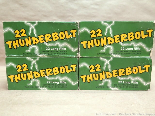 Vintage Remington Thunder Bolt 22lr HS Solid Lot of 4 Bricks Of 500 40 boxs-img-0