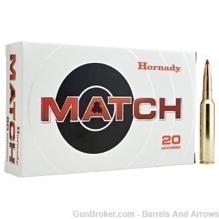 Hornady 82162 Match Rifle Ammo 300 PRC 225 Gr ELD MATCH 20 Rnds-img-0
