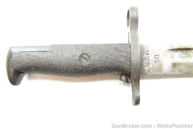 US MODEL 1905 SPRINGFIELD ARMORY BAYONET w/ SCABBARD DATED 1912-img-4