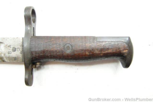 US MODEL 1905 SPRINGFIELD ARMORY BAYONET w/ SCABBARD DATED 1912-img-7