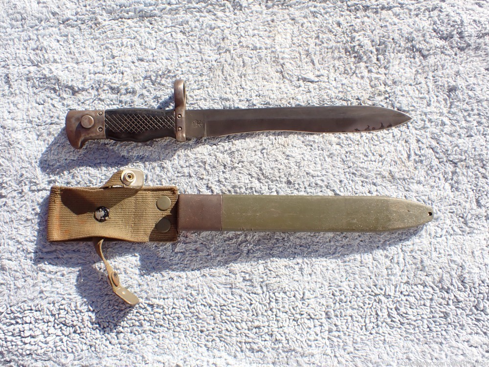 SPANISH CETME 91 FACTORY BAYONET WITH SCABBARD-img-0