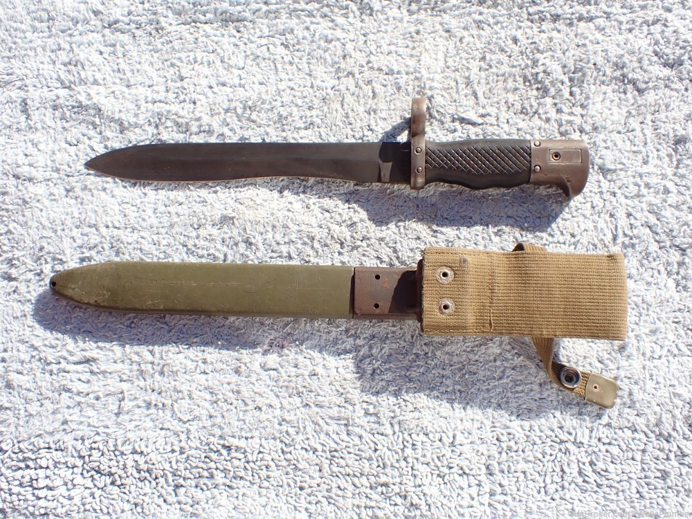 SPANISH CETME 91 FACTORY BAYONET WITH SCABBARD-img-1