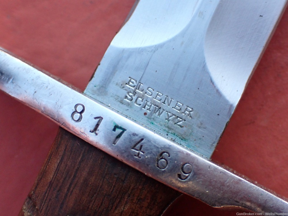SWISS MODEL 1918 BAYONET w/ SCABBARD & FROG SCHMIDT RUBIN K31 RIFLE #817469-img-11