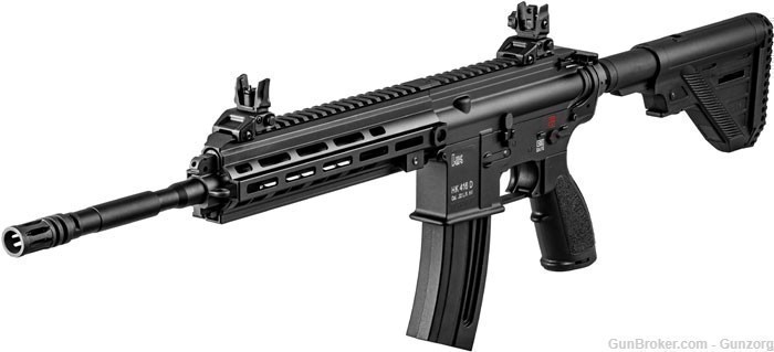 HK HK416 Rifle .22LR 16.1" BBL 20RD Magazine M-LOK Black BY UMAREX 81000401-img-1