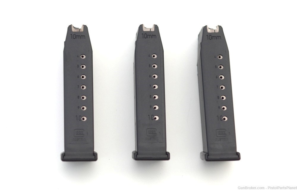 3 NEW Glock 20 gen 3 4 10MM 10 round mags magazines fits G40 G29 mag loader-img-0