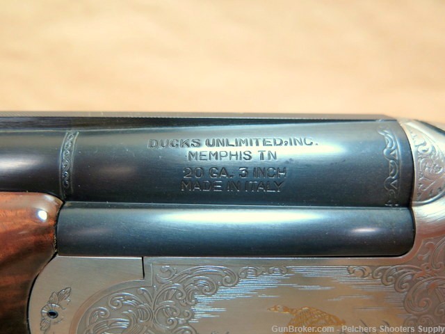 Ducks Unlimited Bettinsoli 1993 Sponsor Gun 20ga O/U Cased-img-14