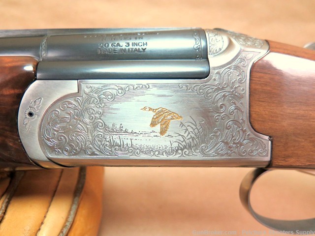 Ducks Unlimited Bettinsoli 1993 Sponsor Gun 20ga O/U Cased-img-13