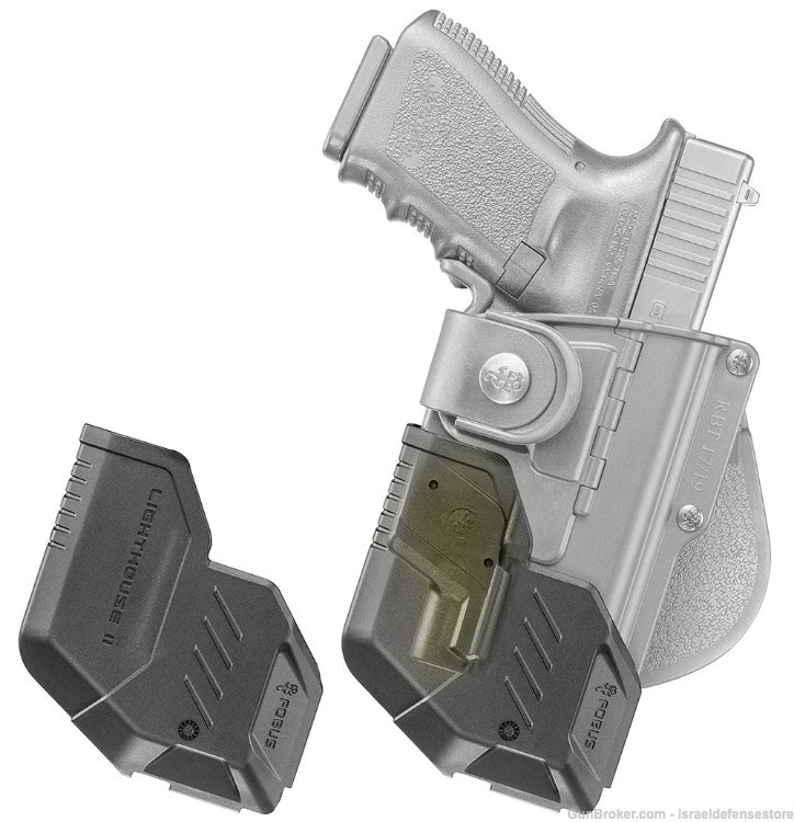 Fobus S&W Holster for M&P, SD9VE pistols with Flashlight Laser-img-3