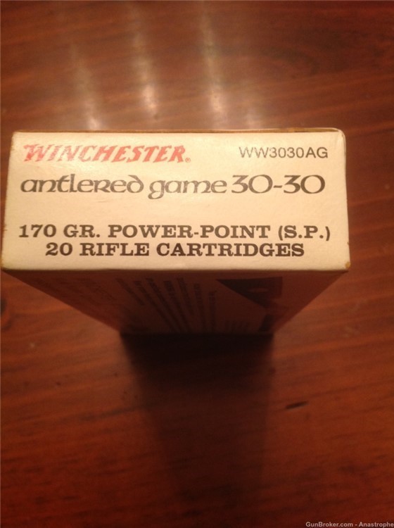 Winchester Antlered Game 30-30 ammunition 170 grain SP ammo-img-6