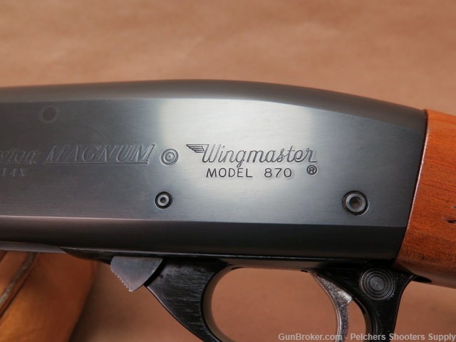 Remington 870 Wingmaster Magnum 20ga Pump Like New No Reserve-img-12