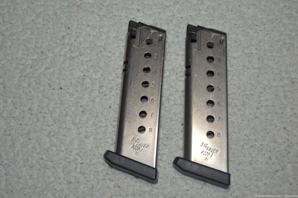 Sig Sauer P 220 American 8 Round 45 ACP STAINLESS Magazine-img-5