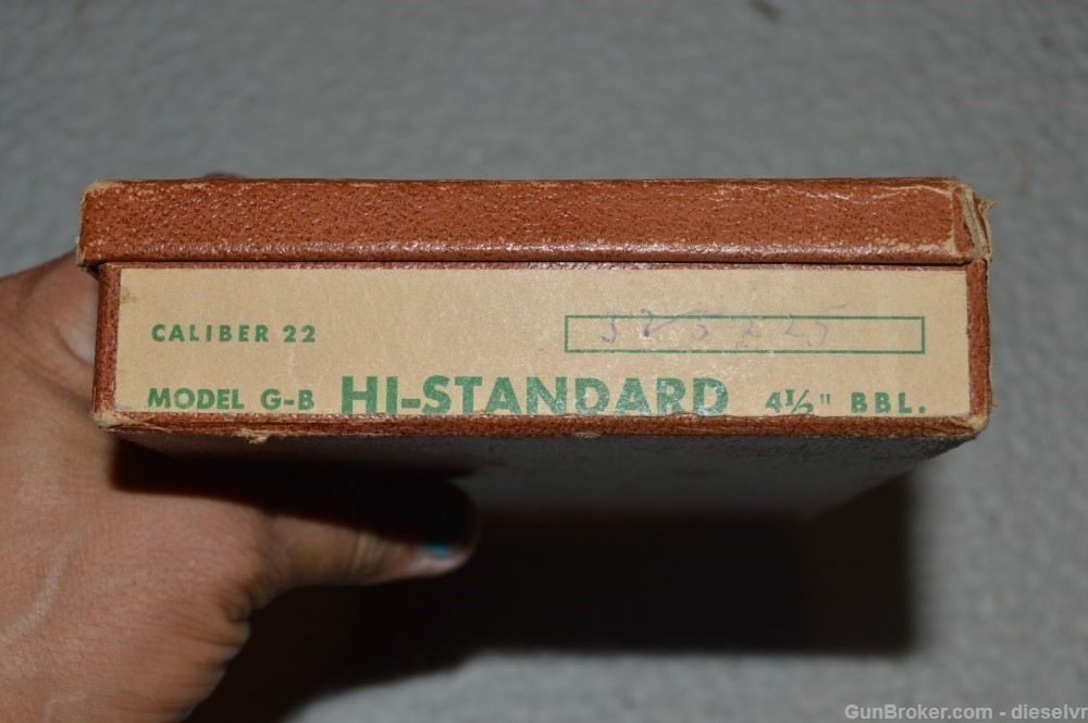 Hi-Standard OLD MODEL G-B Box, barrel, magazine, manual etc.-img-1