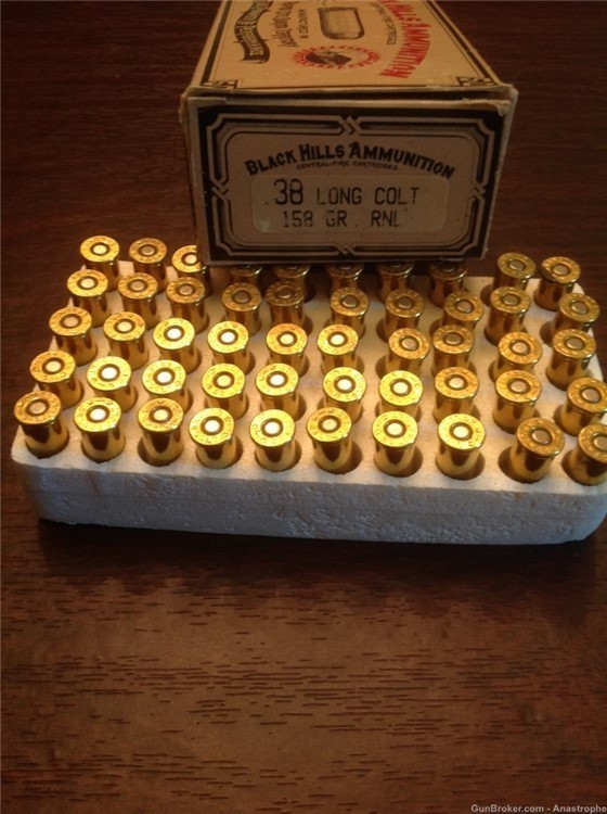 38 Long Colt Black Hills Ammunition .38 LC ammo-img-1
