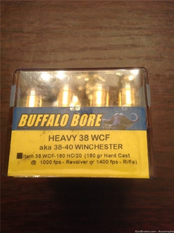 Buffalo bore 38 WCF heavy 38-40 Winchester ammo ammunition-img-0