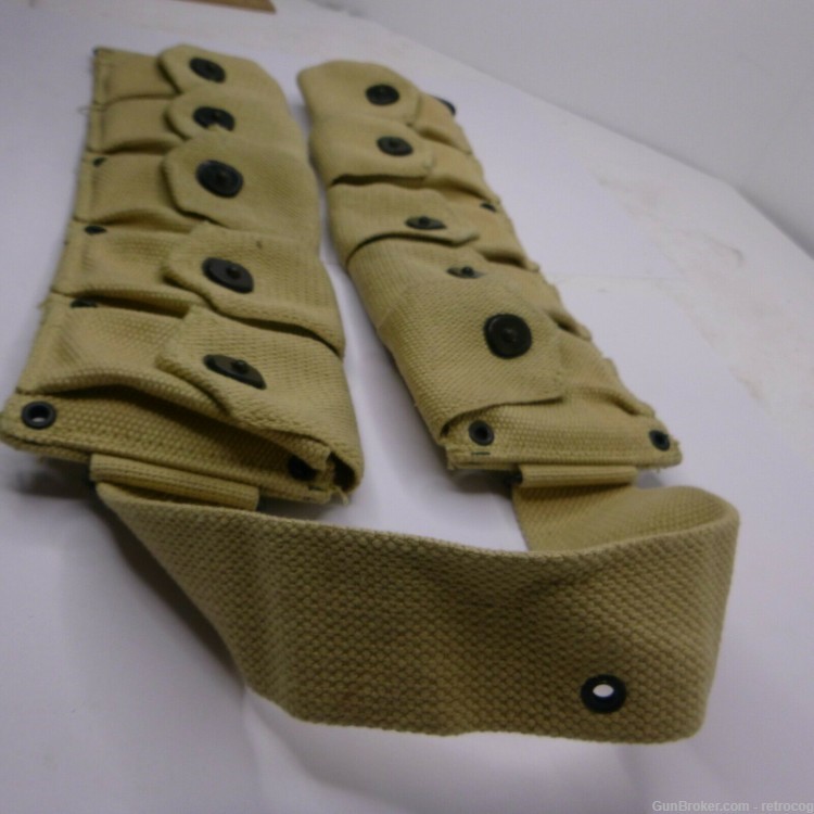 USMC Ammunition Belt for M1911 45 Caliber Pistol Magazines-img-4