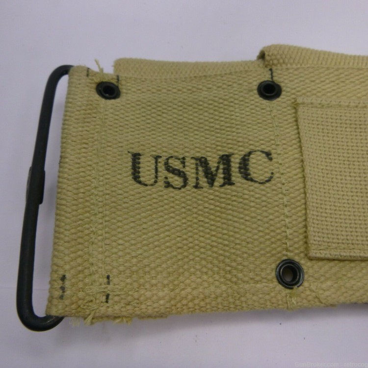 USMC Ammunition Belt for M1911 45 Caliber Pistol Magazines-img-5