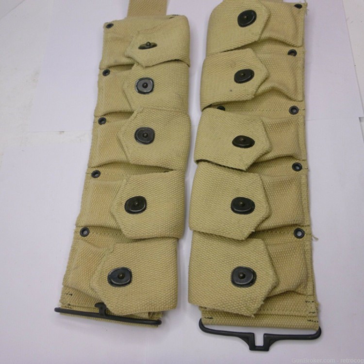 USMC Ammunition Belt for M1911 45 Caliber Pistol Magazines-img-3